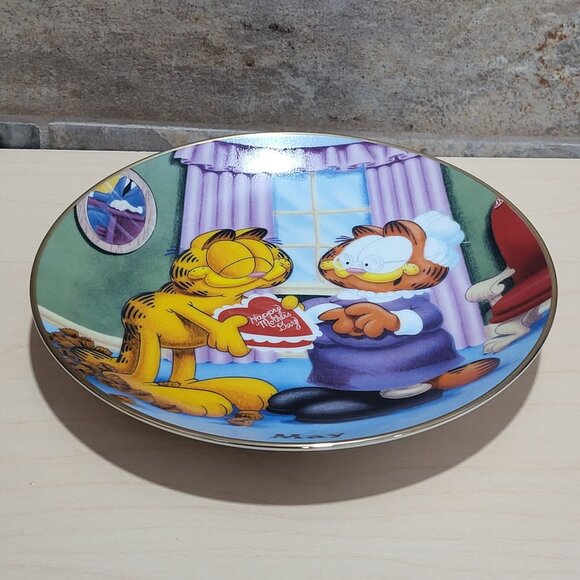 Garfield Calendar May Plate Jim Davis Plate No A 1444 Danbury Mint - Picture 12 of 14